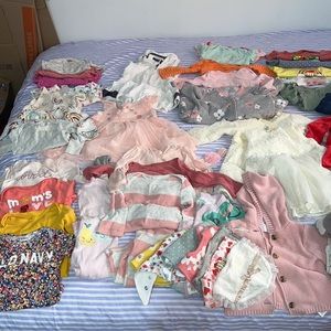 Clothes of baby girl 12 at 18 months